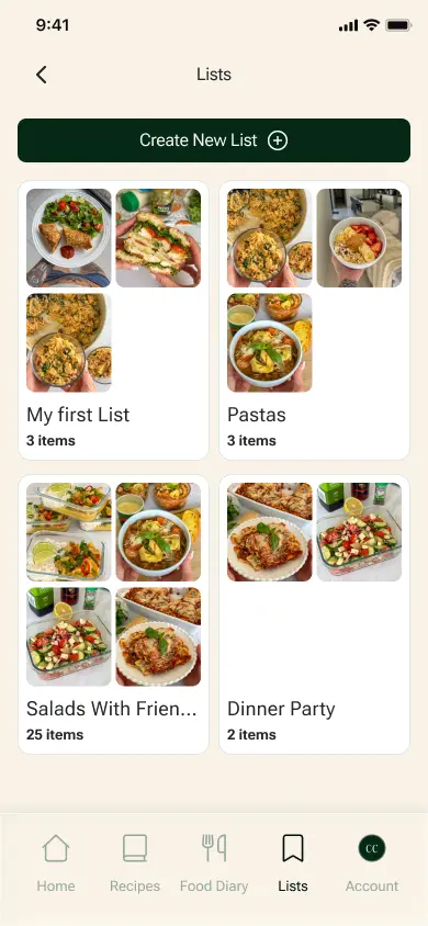 Recipe Hub screen 3